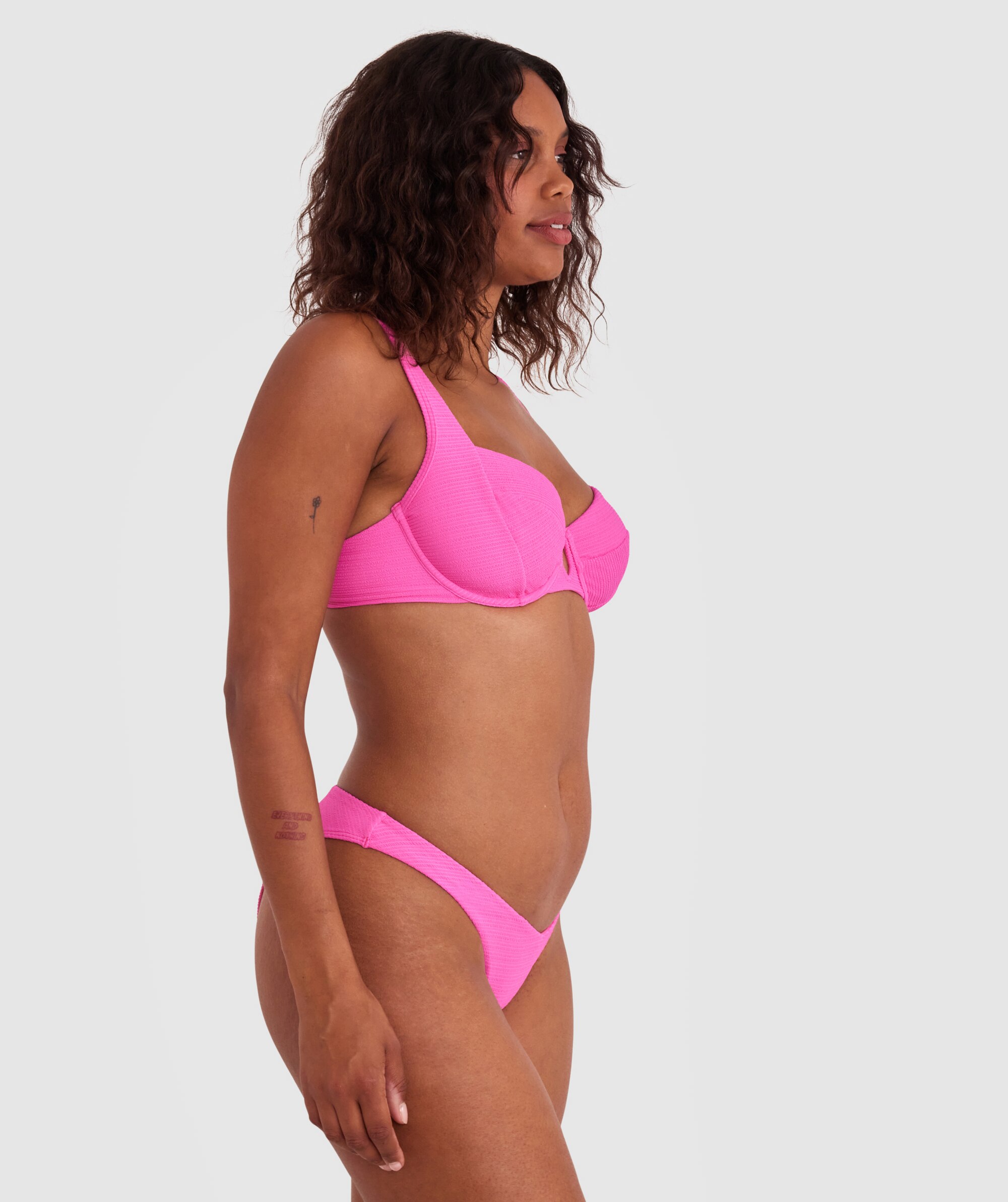 Bras N Things Planet Bliss Swim New Wave Underwire Bra - Hot Pink