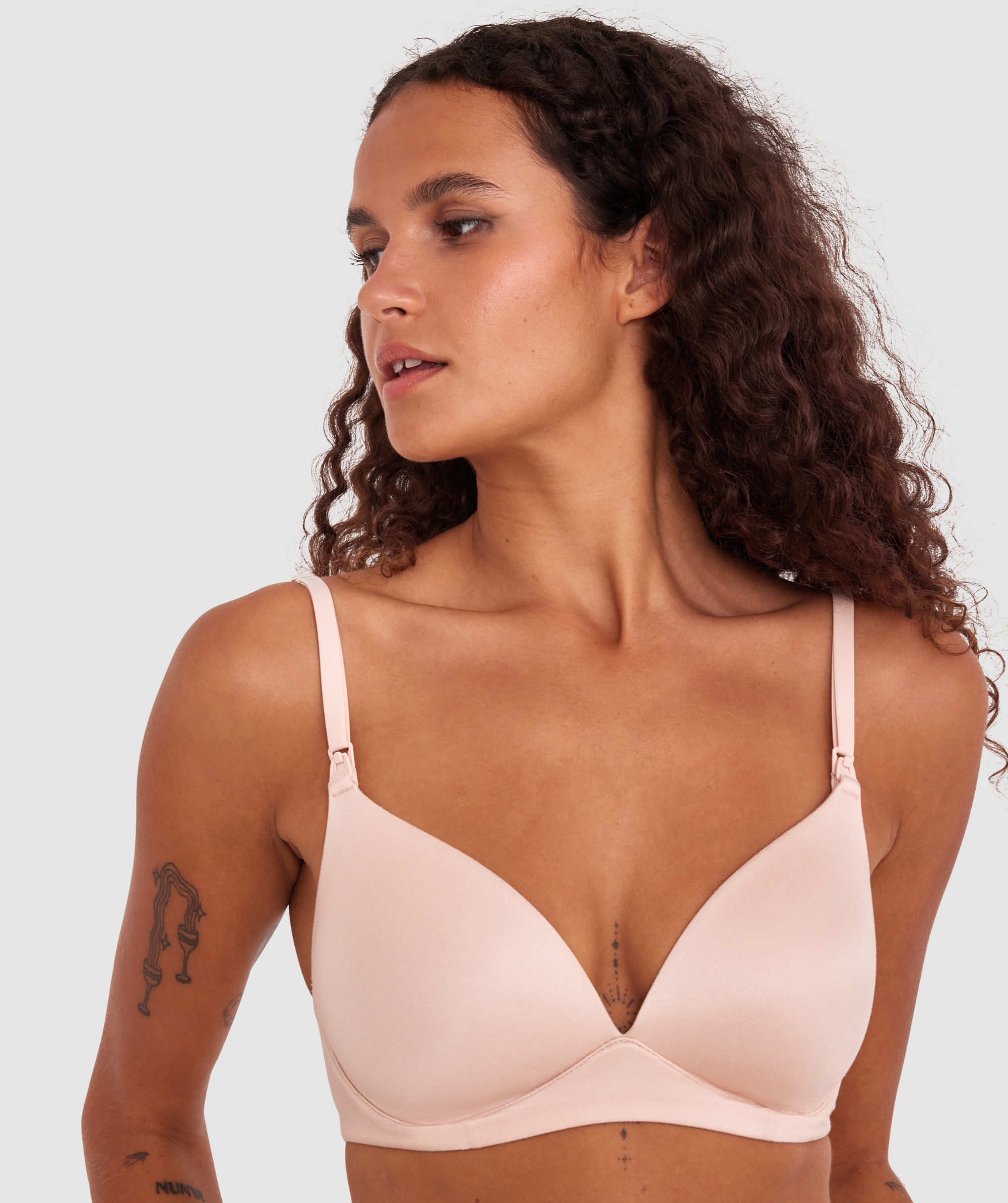 Bras N Things Body Bliss Full Cup Maternity Wirefree Bra Blush Pink 01528801 9024