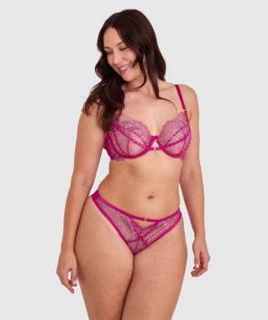 Vamp Dolce Full Cup Underwire Bra - Pink