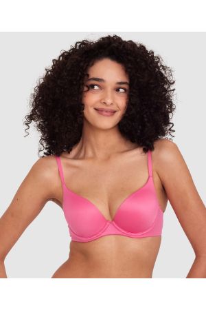 Body Bliss Double Push Up Bra - Rose