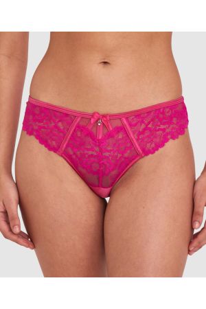 Bethany Brazilian Knicker - Dark Pink