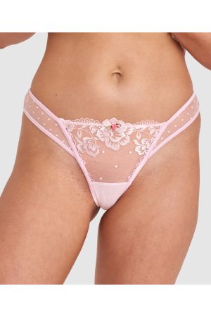 Enchanted Blooms Of Lisse G String - Light Pink