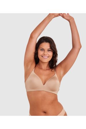 Inner Essence Contour Plunge Wirefree Bra - Nude 2