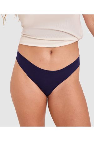 Smooth Comfort Cotton G String - Navy