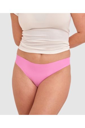 Smooth Comfort Cotton Brazilian Knicker - Pink