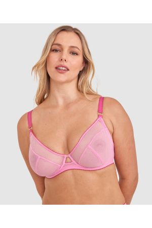 Rita Full Cup Underwire Bra - Light Pink