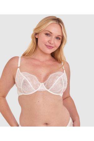 Sexy Basics Lace Underwire Bra - Ivory