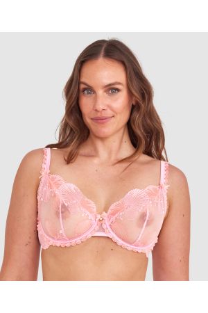 Enchanted Atigi Unlined Plunge Bra - Light Pink