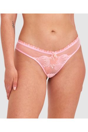 Enchanted Atigi High Leg Brazilian Knicker - Light Pink