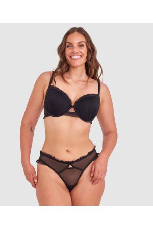 Samira Push Up Bra - Black