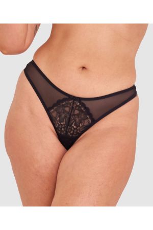 Dana High Leg G String - Black