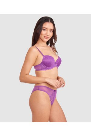 Dana Push Up Bra - Purple