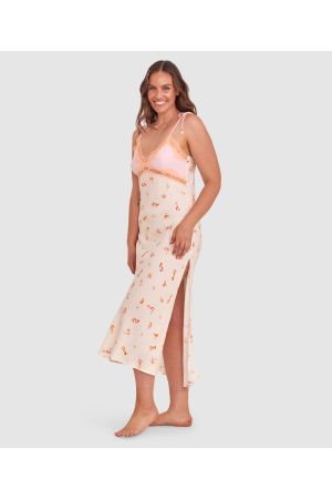 Nerina Long Slip - Print