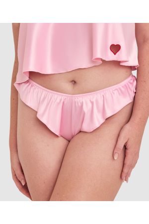 Night Games Pinky Promise French Knicker - Light Pink