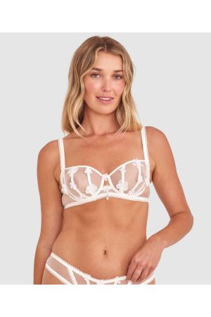 Enchanted Ready To Bloom Balconette Bra - Ivory