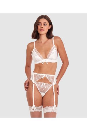 Enchanted Ode To Love Suspender - Ivory