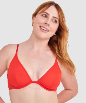 Made for Mesh Underwire Bra- Red