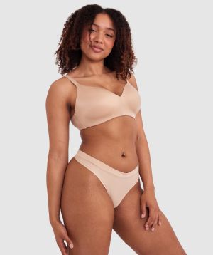 Body Bliss V-String Knicker - Nude