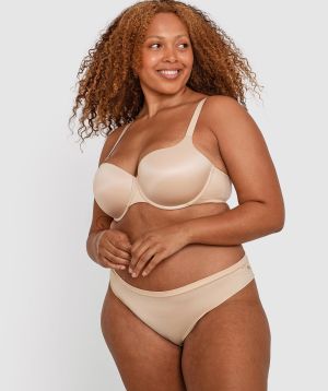 Planet Bliss Lace Brazilian Knicker - Nude