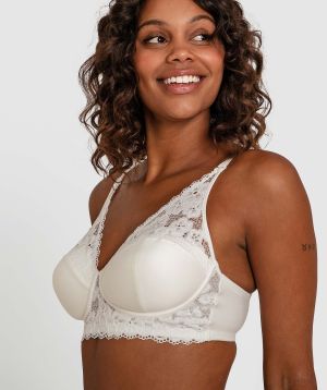 Planet Bliss Lace Wirefree Bra - Ivory