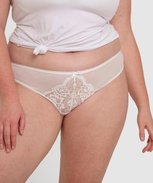 Suzie Brazilian Knicker - Ivory