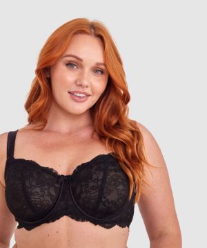 Kaylee Curvy Underwire Bra - Black