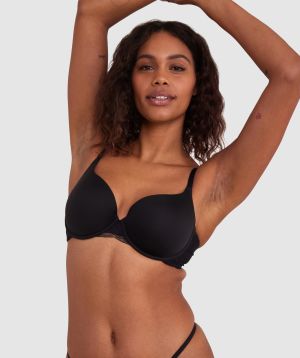 Everyday Luxe Contour Plunge Bra - Black