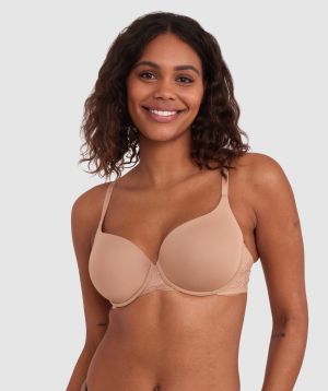 Everyday Luxe Contour Plunge Bra - Nude 3