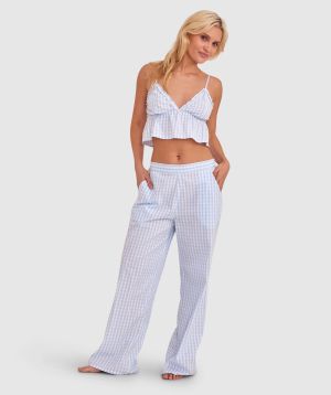 Dorothy Long Pant - Print Check