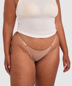 Mesh Basics V String - Nude 3