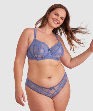 Bryanna Brazilian Knicker - Blue