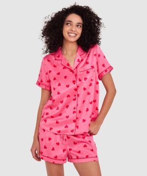 Packaged Short PJ Set - Rose