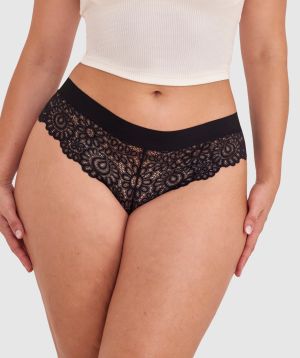 Audrey Brazilian Knicker - Black