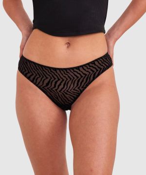 Kitty Brazilian Knicker - Black