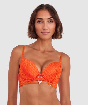 Vamp Generation Next Push Up Bra - Orange