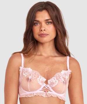 Enchanted Blooms Of Lisse Underwire Bra - Light Pink