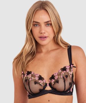 Enchanted Lovestruck Unlined Bra - Black