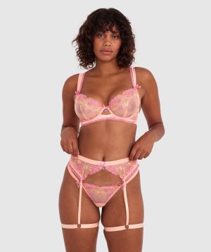 Enchanted Lovestruck Suspender - Light Coral