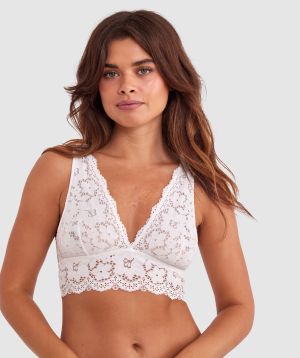 Aurelia Longline Bralette - Ivory