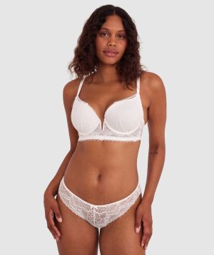 Chicago Contour Plunge Bra - Ivory