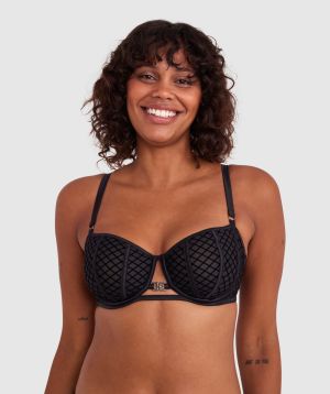 Roxy Underwire Bra - Black