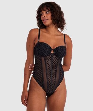 Roxy Underwire Bodysuit - Black