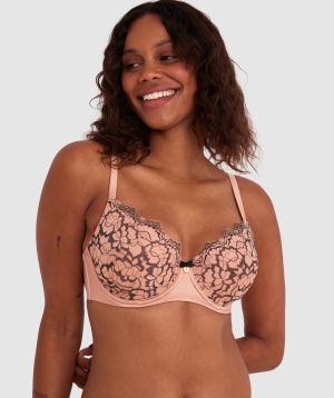 Madrid Full Cup Balconette Bra - Black