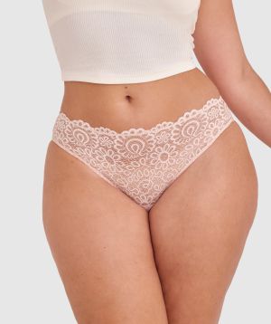 Audrey Bikini Brief - Blush Pink