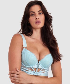 Vamp Dream On Push Up Bra - Sky Blue