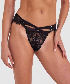 Vamp Moonlight In Monaco Brazilian Knicker - Black