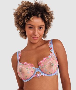 Enchanted Besos Underwire Bra - Light Blue