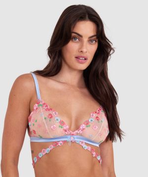 Enchanted Besos Bralette - Light Blue