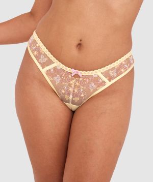 Enchanted Hermana Brazilian Knicker - Light Yellow