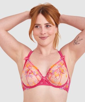 Enchanted Mi Amor Underwire Bra - Dark Pink